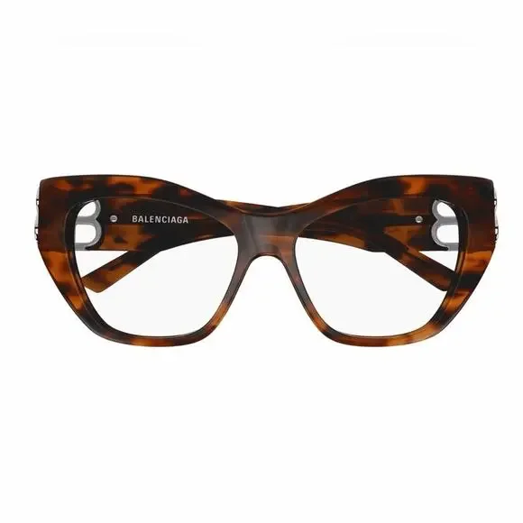 New! Balenciaga BB0312O 006 Tortoise Shell Women's Glasses, Authentic - Picture 5 of 7